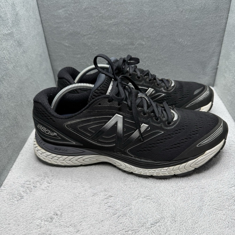 New Balance 880v7 Black Silver Running Shoes M880BK7 Men's Size 12.5 2E Wide
